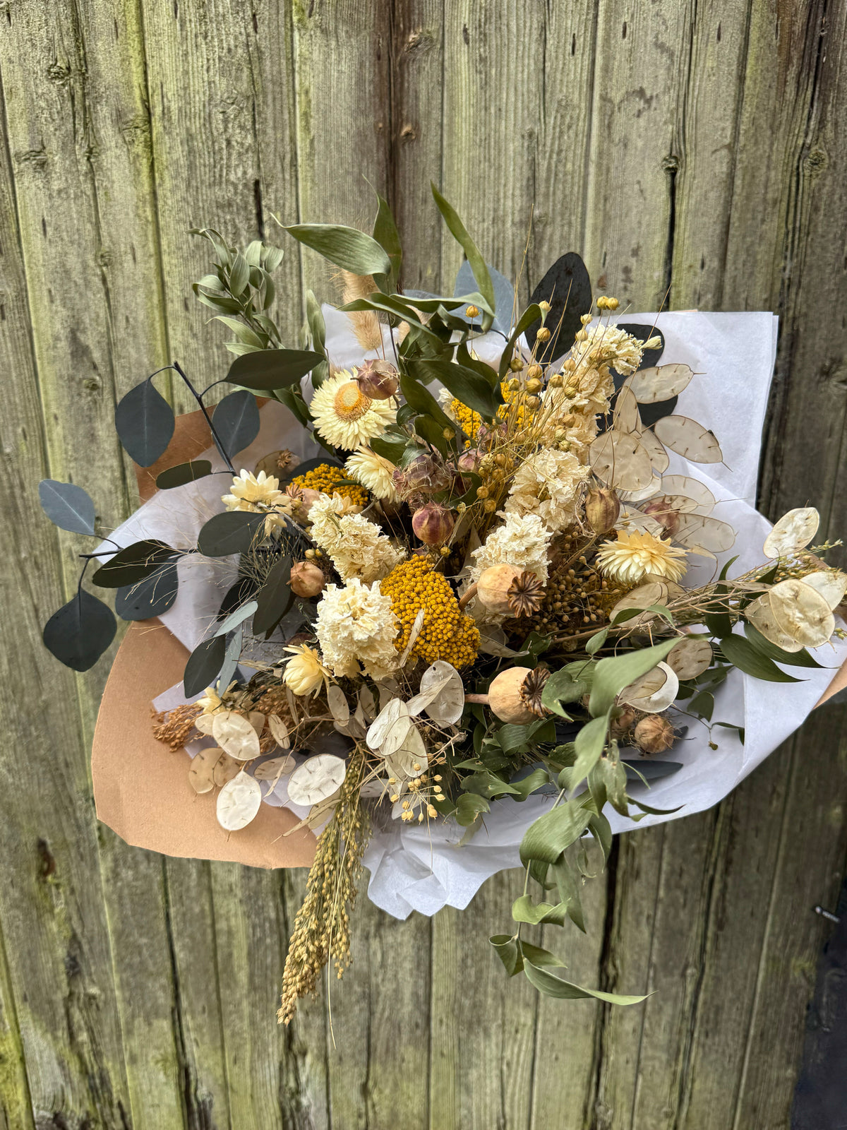 Pick-Your-Own Voucher with Dried Flower Bouquet, Mug & Christmas Card