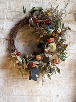 Dried Flower Half-Wreath