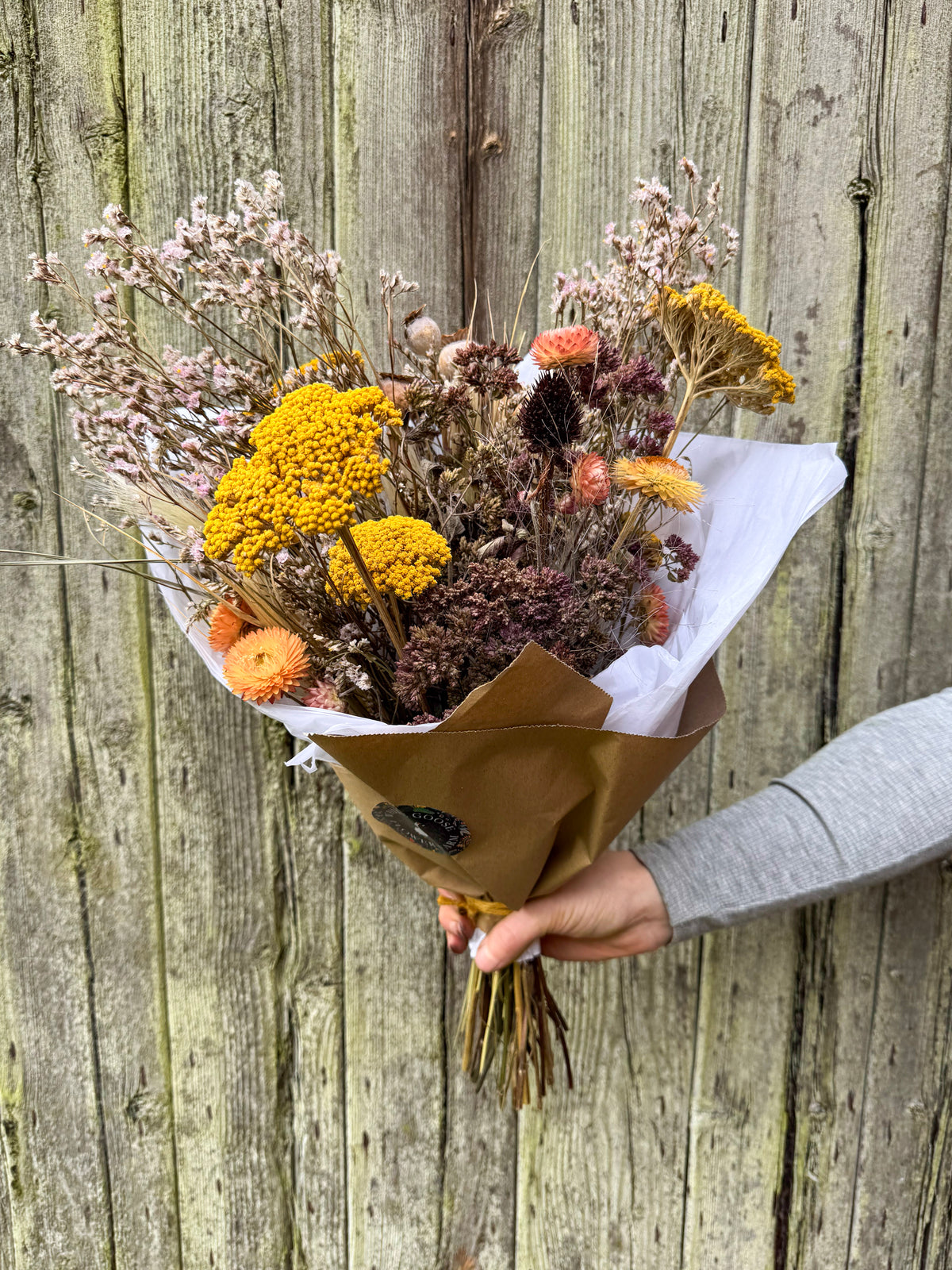 Pick-Your-Own Voucher with Dried Flower Bouquet, Mug & Christmas Card