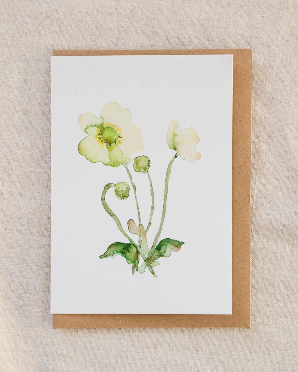 Greeting Card- Anemone