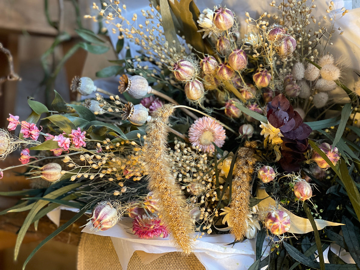 Large Dried Flower Bouquet