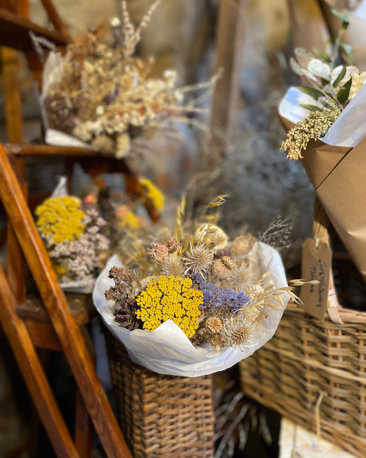 Small Dried Flower Bouquet