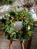 Large Christmas Wreath - Oak and Pine