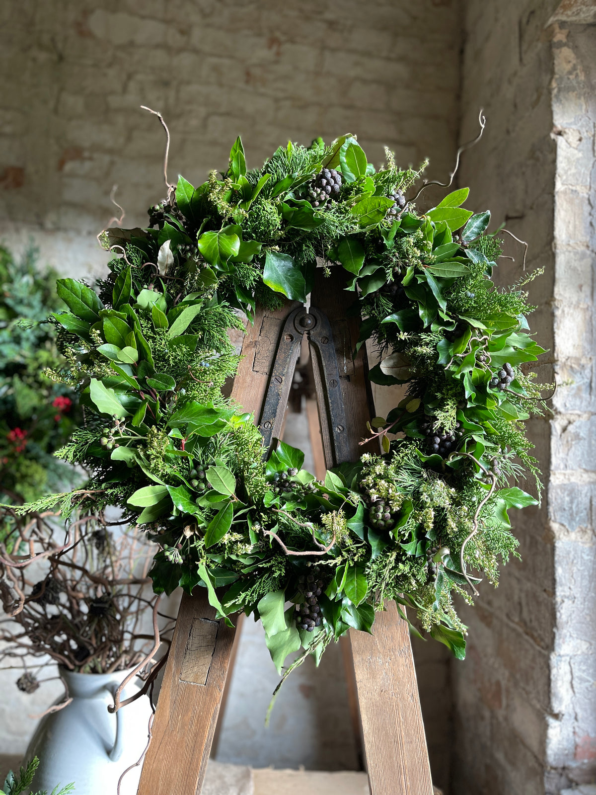 Large Christmas Wreath - Willow and Ivy