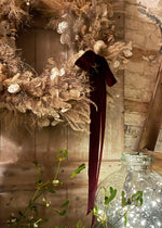 Extra Large Dried Flower Wreath - Silver White